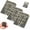 3pcs, variant on Morse Code Trainer Card Pro (LED Edition), Professional PCB Style with Interactive LEDs & Signal Buttons, Telegraph Practice & Encryption Training