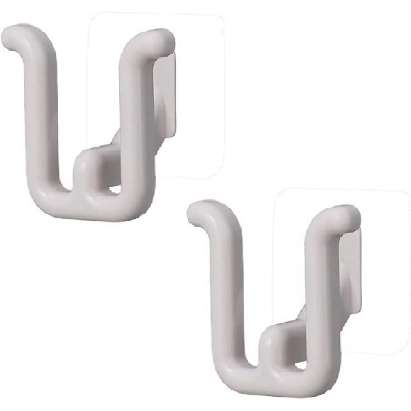 shiyou-Slippers Hook Bathroom Shower flip Flops Adhesive Storage Organizer Rack Saving Space Babouche Sticky Holder (White)
