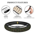 thumbnail image 5 of Lsque Pineapples Ultra Soft Car Steering Wheel Cover for Women, Standard 15 inch Size for Truck Van SUV Auto, 5 of 8