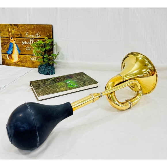 Claxon de Taxi de Latón THOR INSTRUMENTS Trompeta Vintage 39x9 cm