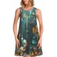 thumbnail image 1 of Disketp Baroque Floral Still Life para Vestido sin Mangas para Mujeres, Vestidos de Verano para Mujeres, Casual y Holgado para la Playa, 1 of 7