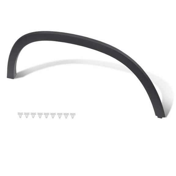 CROSSDESIGN Wheel Housing Molding Trim Black Front Fender Flares Fit for 2017-2022 Chevy Trax