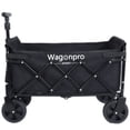 thumbnail image 5 of Expandable Dual-Layer Utility Wagon with 100% Extra Space - 225lbs Grocery Cart for Camping, Shopping, Sports, Gardening, Fishing, Black, 5 of 14