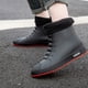 thumbnail image 5 of Botas De Lluvia Mujer Hombre Zapatos de pesca antideslizantes y cómodos Botas de lluvia con forro de piel Botas a media pantorrilla Likrtyny Tenis De Mujer Tenis De Hombre, 5 of 5