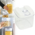 thumbnail image 2 of Airtight Storage Container with Locking Lid Rice & Cereal Dispenser BPA-Free Kitchen Pantry Organizer for Flour Sugar Snacks Dry Food Storage, 2 of 7