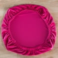 thumbnail image 2 of Soft Velvet Stretch Wedding Dining Room Seat Hot Pink, 2 of 5