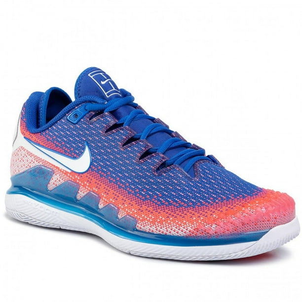 Nike Men's Air Zoom Vapor X Knit Tennis Shoes, White/Royal/Crimson, 12 - Walmart.com