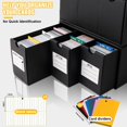 thumbnail image 3 of Caja de almacenamiento de tarjetas QLOUNI Trading con capacidad para más de 12 a 600 unidades, 3 of 8