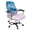 Galaxy Sea Turtle, variant on POLERO Butterflies Cherry Blossoms Office Swivel Chair Cover, Breathable Office Chair Cover Stretchy All-in-One Computer Chair Slipcovers for Living Room