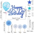 thumbnail image 2 of Adornos para tartas con forma de estrella, confeti, globo, para niñas, niños y mujeres, 12 unidades, 2 of 5
