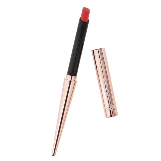 1 pieza de lápiz labial , humectante, brillo de suave, taza antiadherente impermeable, bálsamo labial para mujeres Luz roja Jinwen lápiz labial hidratante de terciopelo