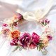 thumbnail image 3 of Diadema de flores ajustable YUANXCMXG corona floral tocado de Halo con cinta, 3 of 5