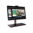 thumbnail image 3 of Lenovo ThinkCentre M70a Gen 3 11VL - All-in-one with UltraFlex V Stand - Core i5 12400 / up to 4.4 GHz - RAM 8 GB - SSD 256 GB - TCG Opal Encryption, NVMe, Value - DVD-Writer - UHD Graphics 730 - Gigabit Ethernet - Win 11 Pro - monitor: LED 21.5" 1920 x 1080 (Full HD) - keyboard: US - black - Lenovo TopSeller, 3 of 7