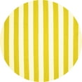 thumbnail image 1 of Ahgly Company Indoor Round Abstract Yellow Contemporary Area Rugs, 3' Round, 1 of 4