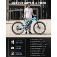 thumbnail image 6 of Actbest Racer Electric Bike for Adults, 26" Tires, 21-Speed Mountain Lightweight Ebike with 350W Brushless Motor,48V 375Wh Removable Battery,Up to 40 Miles Range, 6 of 6