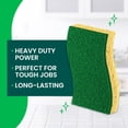 thumbnail image 4 of Heavy-Duty Scrub Sponge, 4.5 x 2.7, 0.6" Thick, Yellow/Green, 6/Pack, 4 of 9