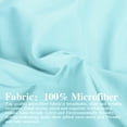 thumbnail image 3 of Ntbay 2 Pack Microfiber Toddler Pillowcases, Ultra Soft Travel Pillow Covers with Zipper Closure, 13" x 18", Aqua Blue, 3 of 6
