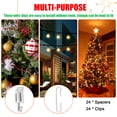 thumbnail image 3 of TFixol Aluminum Gutter Snow Melting Cable Clips and Spacers Set - 24 Hooks & 24 Clips for Heating Cable Installation, 3 of 5