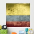 thumbnail image 1 of Grunge Flag Colombia Wall Mural by Wallmonkeys Peel and Stick Graphic (48 in H x 48 in W) WM245058, 1 of 4