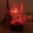 thumbnail image 2 of Lámpara 3D de Lilo & Stitch para niños, luz LED de noche de Anime para decoración de escritorio, dormitorio, regalos de cumpleaños, Manga, puntada de dibujos animados, iluminador, 2 of 5