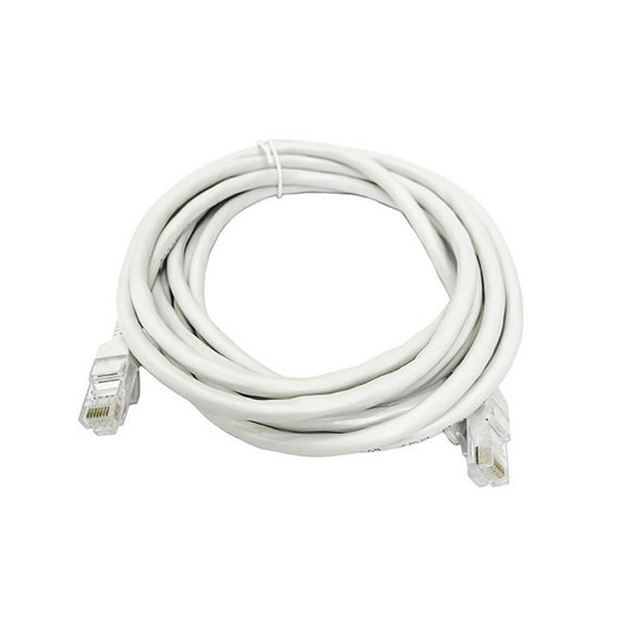 ORDDIART 1Set Cat6 Network Cable Extender 15 Meters White Ethernet Cord for Office Users Home Users