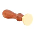 thumbnail image 1 of Sello de cera antiguo DIY tallado mango de madera sellos en blanco decoración artesanal (25mm) Likrtyny Para estrenar, 1 of 8