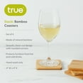 thumbnail image 3 of Stack Set of 4 Bamboo Coasters by True, 3 of 7