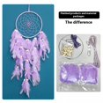 thumbnail image 5 of WISOLT Dream Catcher - Purple Feather, DIY Handmade, Ideal for Girls' Room Decor, Birthday Gift for Bestie, 5 of 6