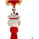 thumbnail image 1 of Abastado Feng Shui Lucky Cat Colgante de cerámica para colgar para la riqueza y la fortuna, 1 of 5