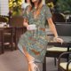thumbnail image 3 of Disketp Dachshund Dog Bird para Vestido de Manga Corta para Mujeres, Vestidos de Verano para Mujeres, Casual y Holgado para la Playa, 3 of 6