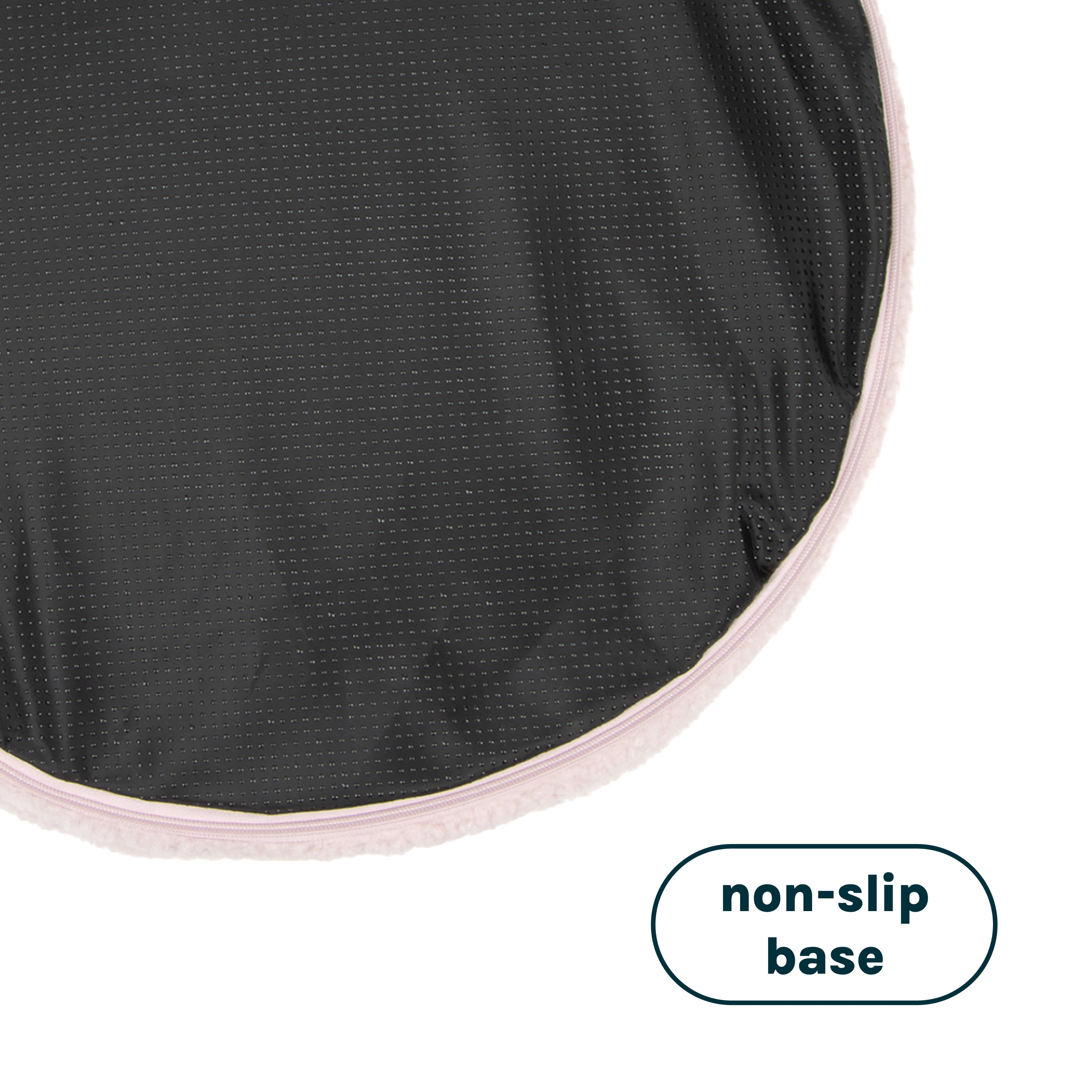 SportPet Sherpa Round Donut Bolster Cuddler Pet Bed, Pink, One Size