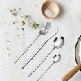 thumbnail image 2 of Stainless Steel Knife and fork 24 Piece Tableware Set Gift Box Titanium Gold Plated Western Spoon, 2 of 7
