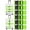 Green, variant on Luggage Strap, 6 Pack Luggage Straps for Suitcases, Suitcase Belts Straps with Adjustable Buckle, Heavy-Duty Luggage Wrapping Strap for Traveling, Green