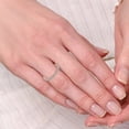 thumbnail image 4 of Pompeii Pavé Diamond Thin Stackable Wedding Ring 14k Gold or Platinum Lab Grown, 4 of 4