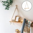 thumbnail image 3 of Hecho Macrame Bor Tapiz Estante para colgar en Estantes flotantes Onizador elegante de Boho para decoración del de perfecl Estante de pared tapiz, 3 of 7