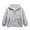 Light Gray, variant on REDARER Baby Zip-Up Hoodie, Boys Girls -Lined Jacket, Solid Color Long Sleeve Sweatshirt with Pocket, Winter Outerwear for Toddlers,for 12-24 Months