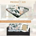 thumbnail image 2 of JIAN YA NA Patio Cushion Covers Replacement, 4 Piece Stretch Cushion Slipcovers with Elastic Bottom for Outdoor Furniture & Patio Sofa Couch, Covers Only, Coconut Forest, 2 of 13