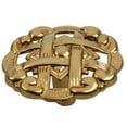 thumbnail image 2 of GlideRite 1.4 in Brass Gold Celtic Medallion Knobs (Pack of 10) - Brass Gold, 2 of 5