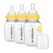 Medela Slow Flow Feeding & Storage Bottle Set, 5oz, 3-Pack