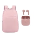 thumbnail image 2 of Combo mochila Dott para laptop 15.6 in COOL CAPITAL y Hyro audífonos TWS STF color rosa, 2 of 5