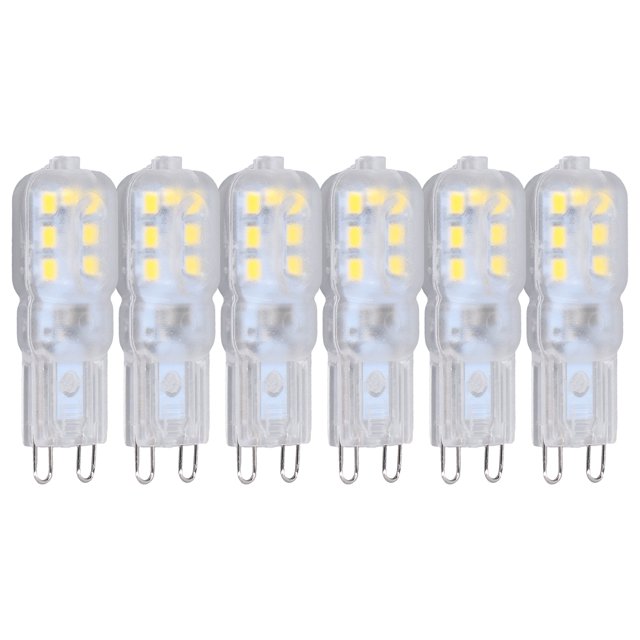 14 Bombillas LED Regulables, 6 Bombillas G9 Universales De Ahorro De Energía De 3 W Para Lámpara De Pared ANGGREK Decoración