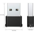 thumbnail image 2 of KOMI USB to USB C Adapter 2Pack,Type C Female to A Male Power Adapter for iPhone 16 15 14 13 Mini Pro Max,CarPlay,Airpods,iPad Air 4 5,Samsung Galaxy Note 20 S24 24 S23 FE Plus Ultra,Google 9 8, 2 of 5