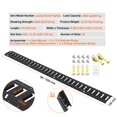 thumbnail image 4 of E-Track Tie Down System,18-Piece Cargo Securing Kit with 4 Rails,8 O-Ring Anchors,D-Rings,and Ratchet Straps for Motorcycle Transport,2000 lb Capacity, 4 of 10
