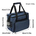 thumbnail image 2 of ziyahi Large Capacity Sewing Machine Bag Universal Waterproof Oxford Cloth Sewing Tools Handbag Carry Case blue, 2 of 6