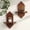 Brown_Free Size, variant on Kchsji Diamond Walnut Solid Wood Wall Shelf, Compact Flowerpot Or Decor Display, Wall Mounted Wooden Rack, Simple Modern Decoration, Small Apartment Or Office Organization