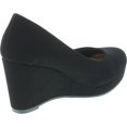 thumbnail image 5 of City Classified Womens Thomas Comfortable Office Dress Platform Wedge Heel, 5 of 7