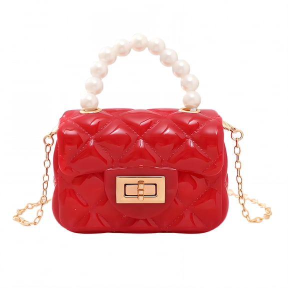 GASTROPOD Mini Purse,Even Color Cross Body Purse,Comfortable Carry Girls Purse,Red