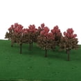 thumbnail image 2 of 10 Piezas Ciprés Modelo árboles Tren Ferrocarril Diorama 1:100 HO OO Colores Mezclados perfke Árboles modelo, 2 of 9