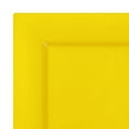 thumbnail image 3 of Smarty 9.5" Yellow Square Disposable Plastic Dinner Plates 120ct, 3 of 8