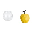 thumbnail image 1 of Escultura De Porcelana Transparente Para Pecera Pequeña, Adorno De Fruta, Cuenco Para Acuario, Jarrón, Decoración De Mesa, Estatua Geométrica Coleccionable Para Oficina, Hogar, Festival,, 1 of 8